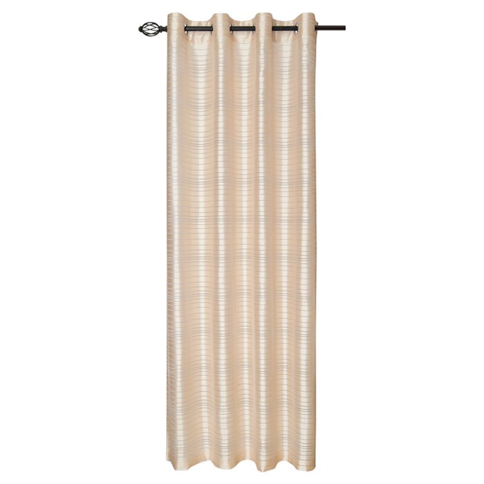 Threshold 54 in x 95 in 2 NEW Uptown Red Striped Light Blocking Curtain Panels