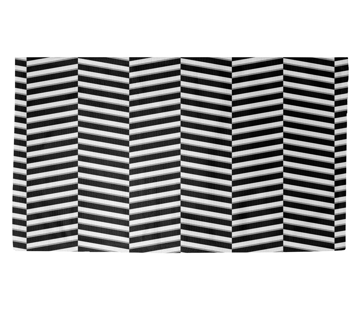 Brayden Studio® Jaya Striped Area Rug in Black Wayfair