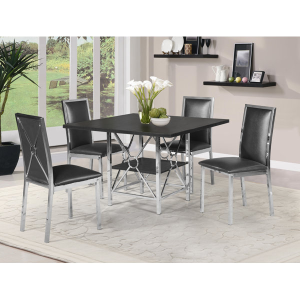 Orren Ellis Makowski 5 Piece Dining Set Reviews Wayfair