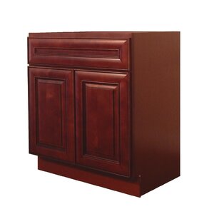 Maple 24u201d Single Bathroom Vanity Base