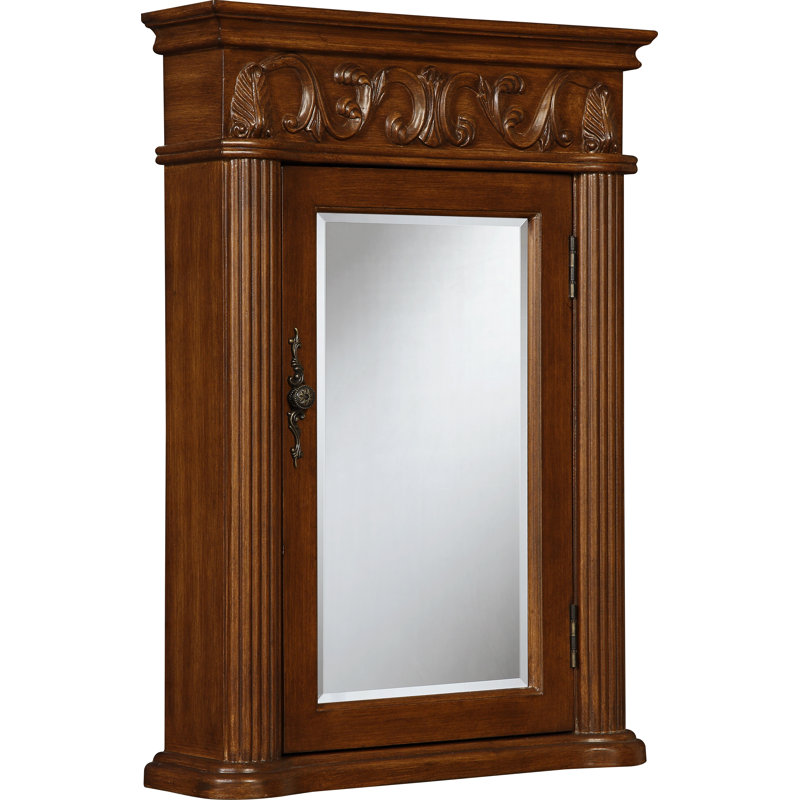 Astoria Grand Alexis Surface Mount Framed Medicine Cabinet With 3