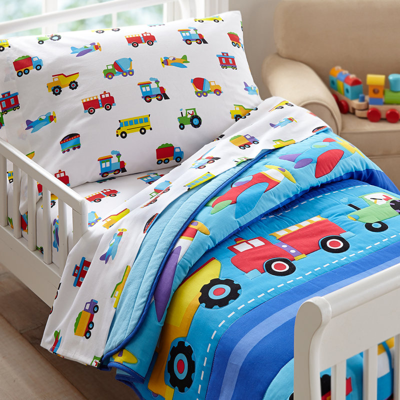 Trains Planes Trucks Twin Wildkin Microfiber Sheets Sheets Pillowcases Kids Bedding Femsa Com