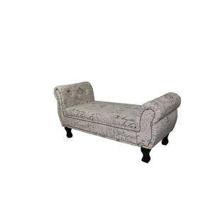 Go to store & view more images One Allium Way Fidelia Rolled Arms Storage Bench