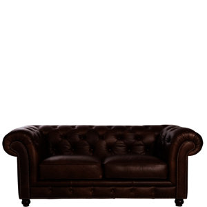Sofa Old England aus Echtleder von Butlers