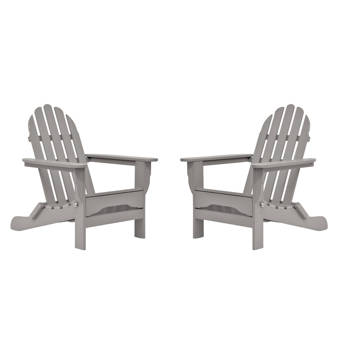 Highland Dunes Keane Simulated Outdoor Plastic Adirondack Chair Reviews Wayfair