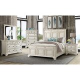 Cheadle Solid Wood Panel 4 Piece Bedroom Set by Darby Home Co