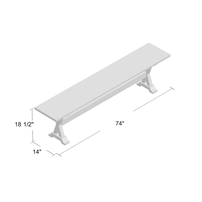 Farmhouse Bench Joss Main