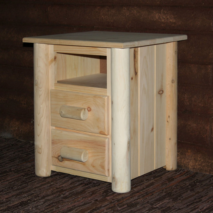 Millwood Pines Timothy 2 Drawer Nightstand Reviews Wayfair