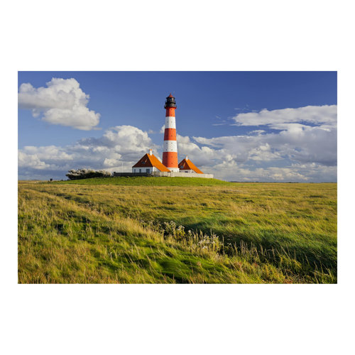 Lighthouse in Schleswig-Holstein 2.9m x 432cm Textured Matt Peel & Stick Wall Mural East Urban Home