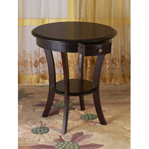 Leander End Table With Storage by Char..