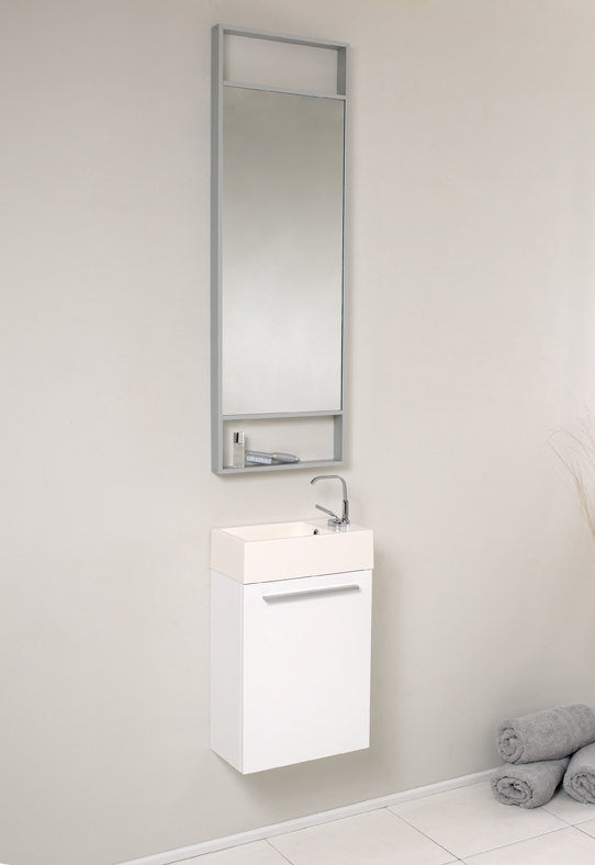 Fresca Senza 16 Single Bathroom Vanity Set With Mirror Reviews Wayfair