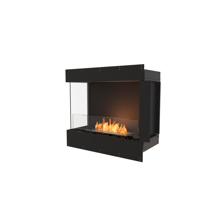 Flex Left Corner Recessed Wall Mounted Bio Ethanol Fireplace Flex Left Corner Recessed Wall Mounted Bio Ethanol Fireplace