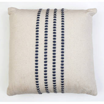 James Home Woolen Tina Pillow Decorative Pillow Gray