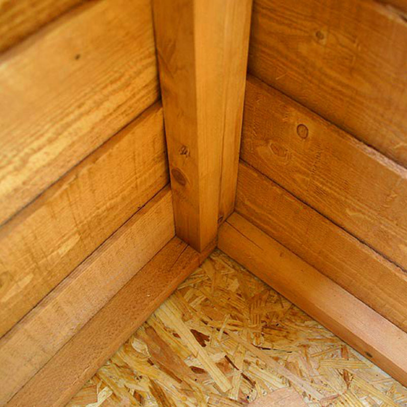 Wfx Utility 6 Ft W X 2 5 Ft D Overlap Pent Wooden Shed Reviews