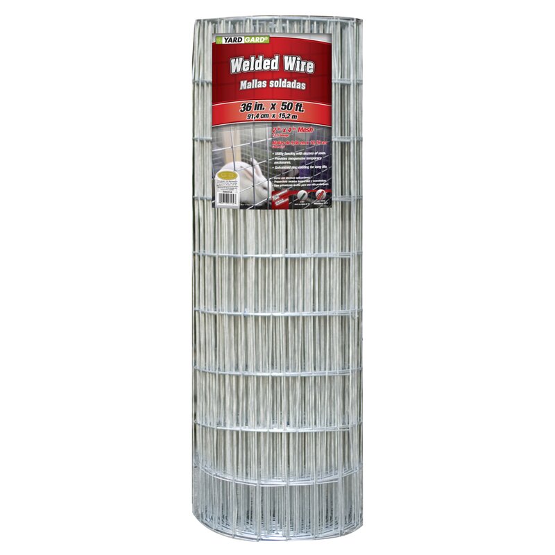 YARDGARD 12.5 Gauge Galvanized Welded Fencing | Wayfair.ca