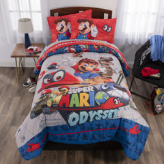 super mario crib bedding set
