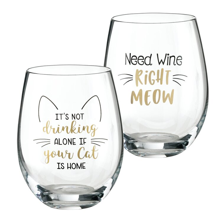 Personalized most popular customized enthusiast insulated wine glass quotes funny birthday gift