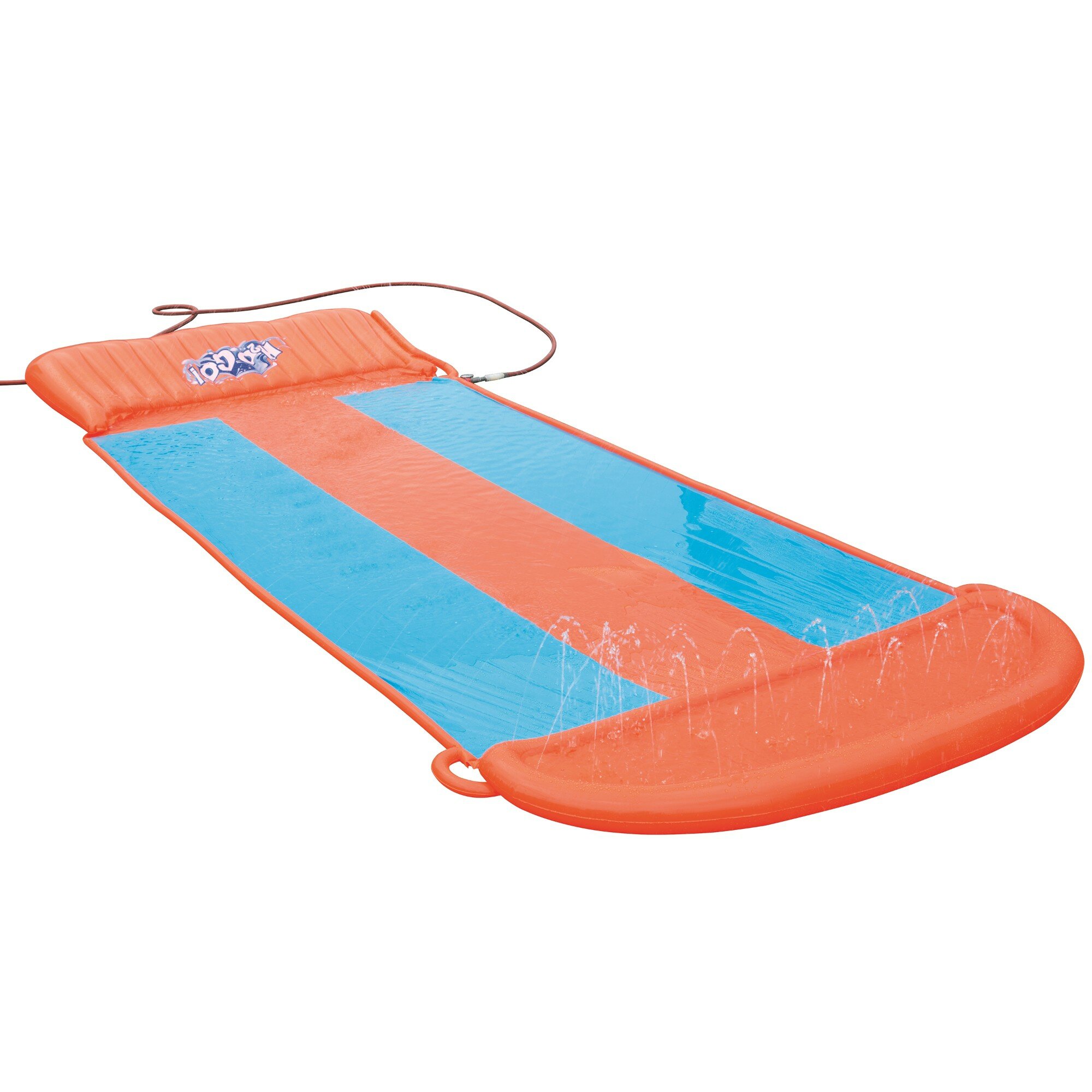 h2o go 18 ft water slide single slide w/ drench pool lawn water fun slippery NIB 