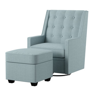 West Hill Swivel Chair And Ottoman by Mercury Row 2019 Sale