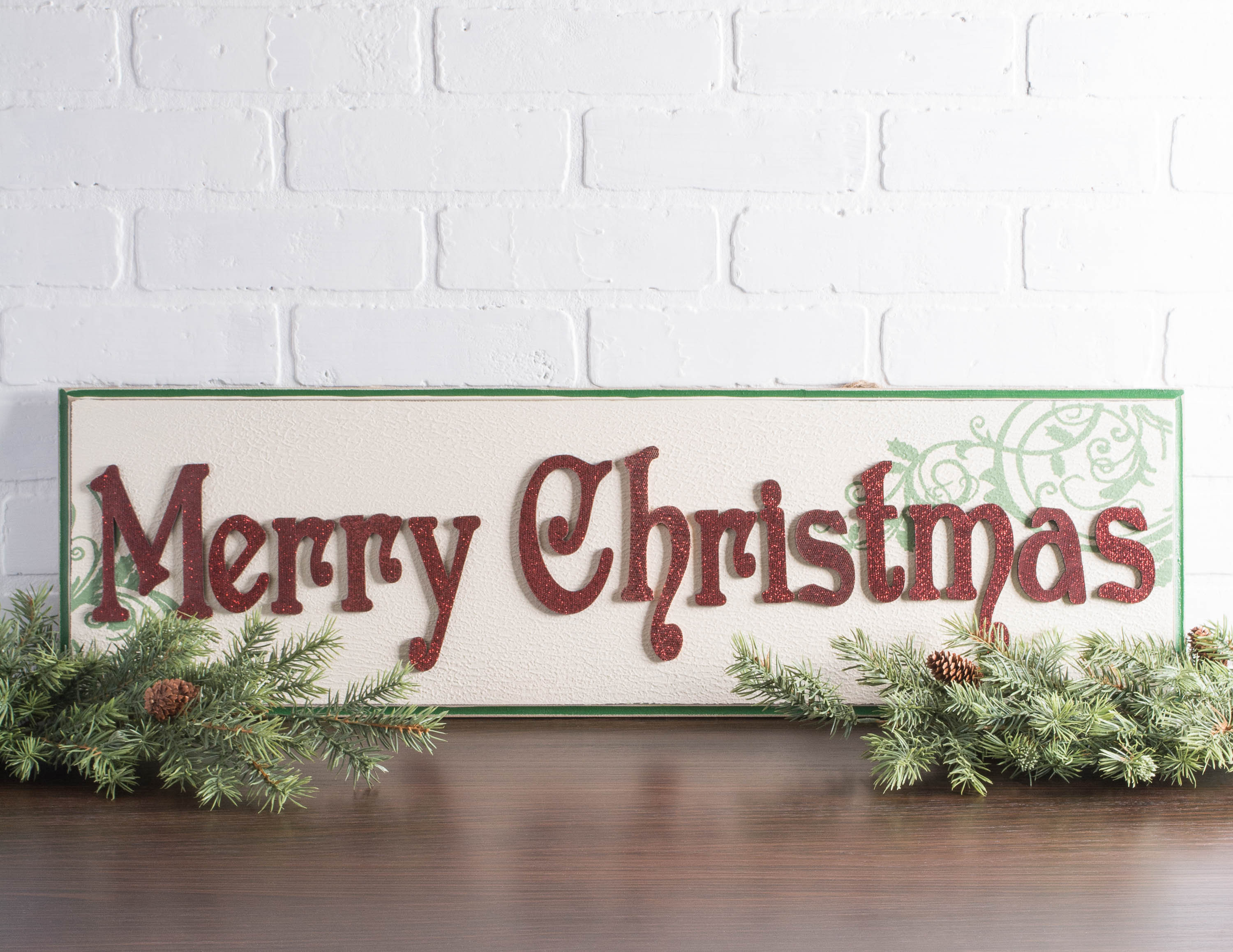The Holiday Aisle Marielle Santa Days Til Christmas Hanging Sign Reviews Wayfair Ca