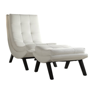Woodbine Lounge Chair and Ottoman by Wade Logan