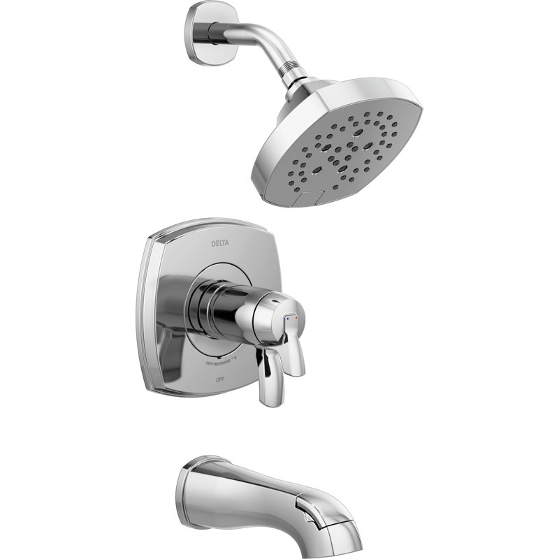 Delta Stryke Thermostatic Tub And Shower Faucet With Diverter