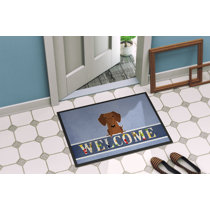 dachshund through the snow doormat