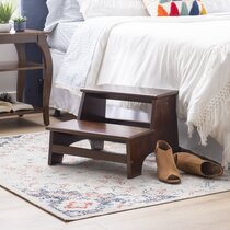 bed step stool with storage