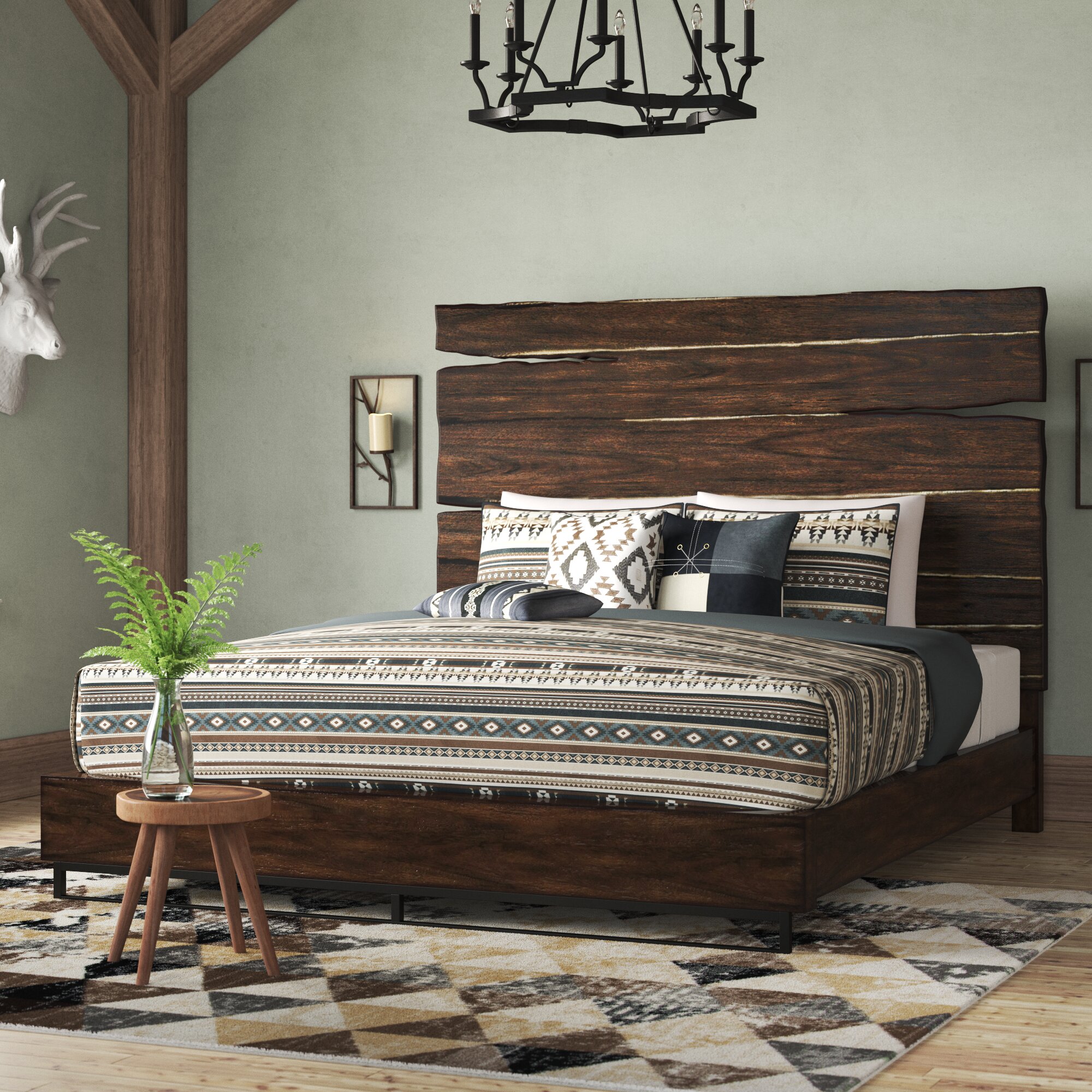 rustic california king beds in corrales nm