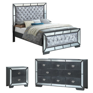 Go to store & view more images Everly Quinn Jemma Panel Configurable Bedroom Set