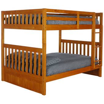shyann full over full bunk bed with trundle