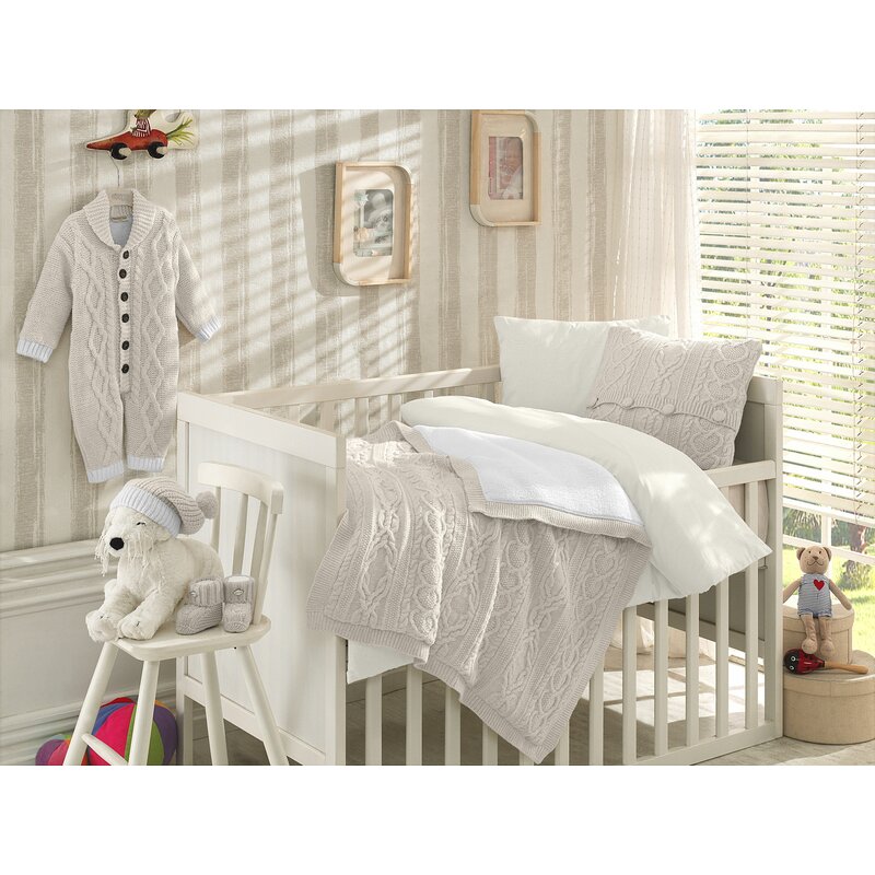 cream nursery bedding