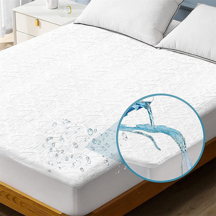 Waterproof Mattress Bamboo Hypoallergenic Deep Pocket Protector Cover Twin Size 