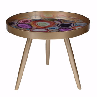 Pamrapo Colorfully Exuberant End Table by Mercer41 Wonderful