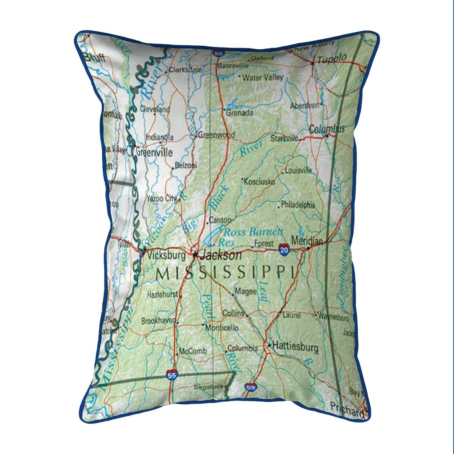 East Urban Home Mississippi Ms Corded Indoor Outdoor Lumbar Pillow Wayfair