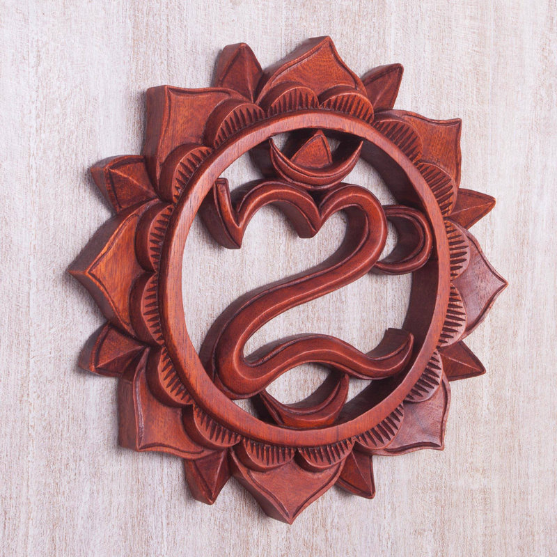 Bloomsbury Market Lotus Omkara Wood Wall Decor Wayfair