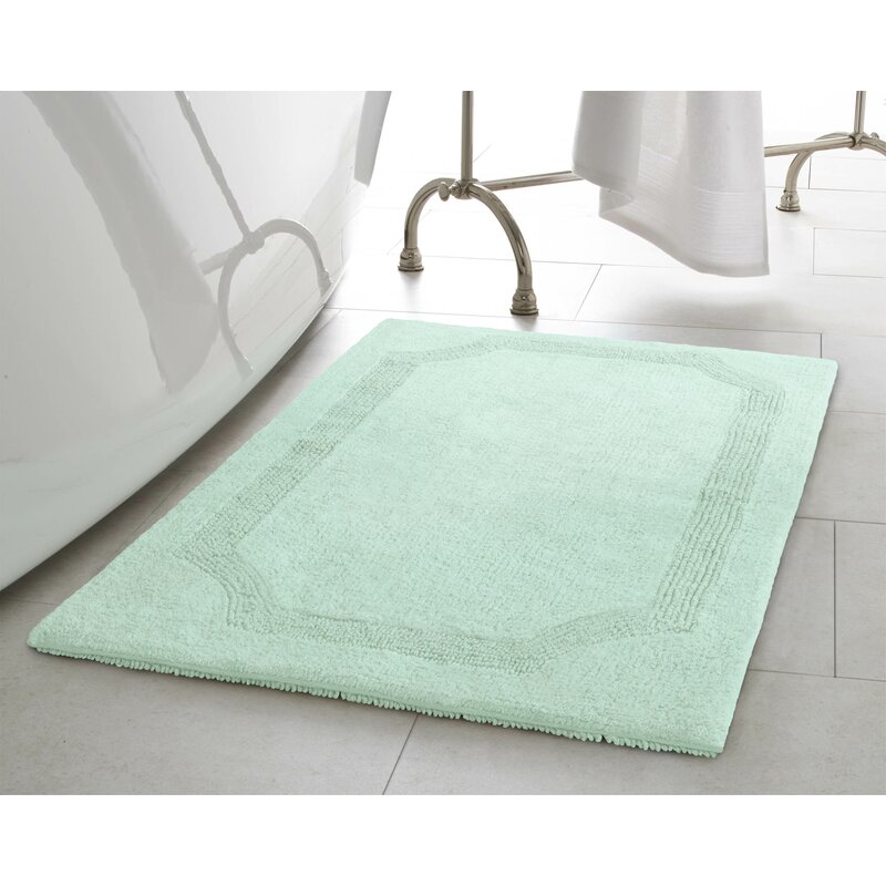 Laura Ashley 2 Piece Reversible Cotton Bath Rug Set Reviews