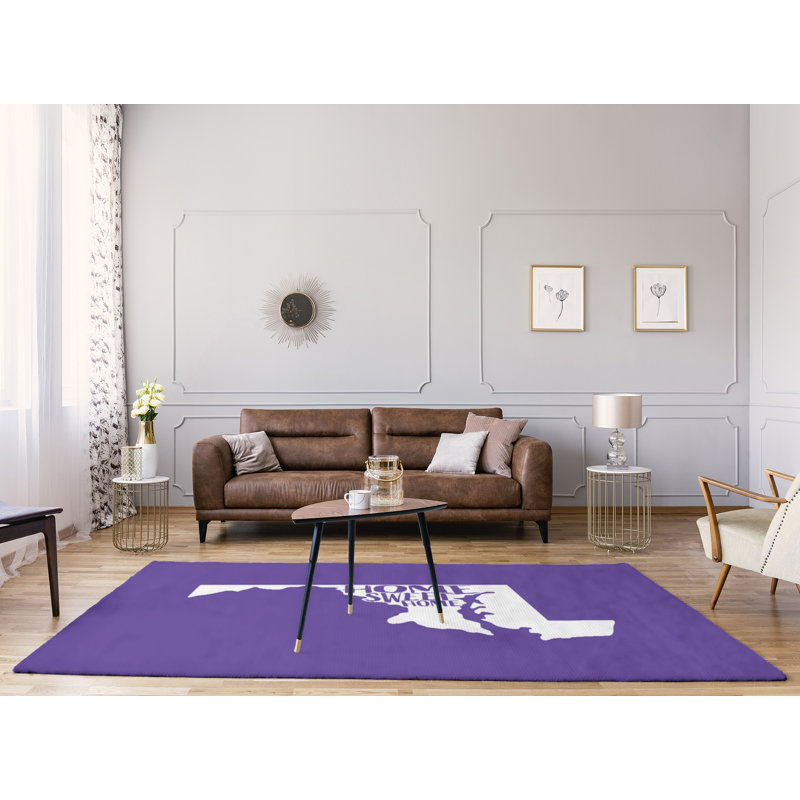 East Urban Home Home Sweet Maryland Poly Chenille Rug Wayfair