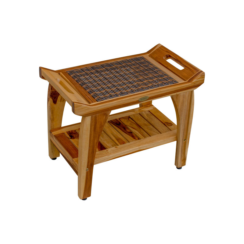 Decoteak Tranquility 24 W Teak Shower Bench Reviews Wayfair