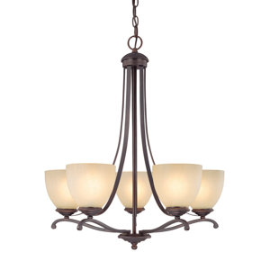 Farrell 5-Light Shaded Chandelier