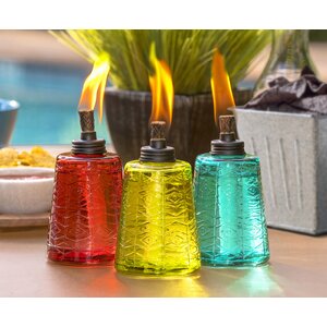 Glass Tabletop torch (Set of 3)