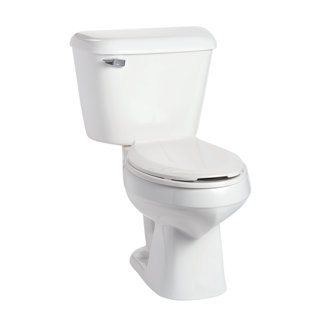 Go to store & view more images Mansfield Plumbing Products Alto 1.6 GPF Elongated Two-Piece Toilet
