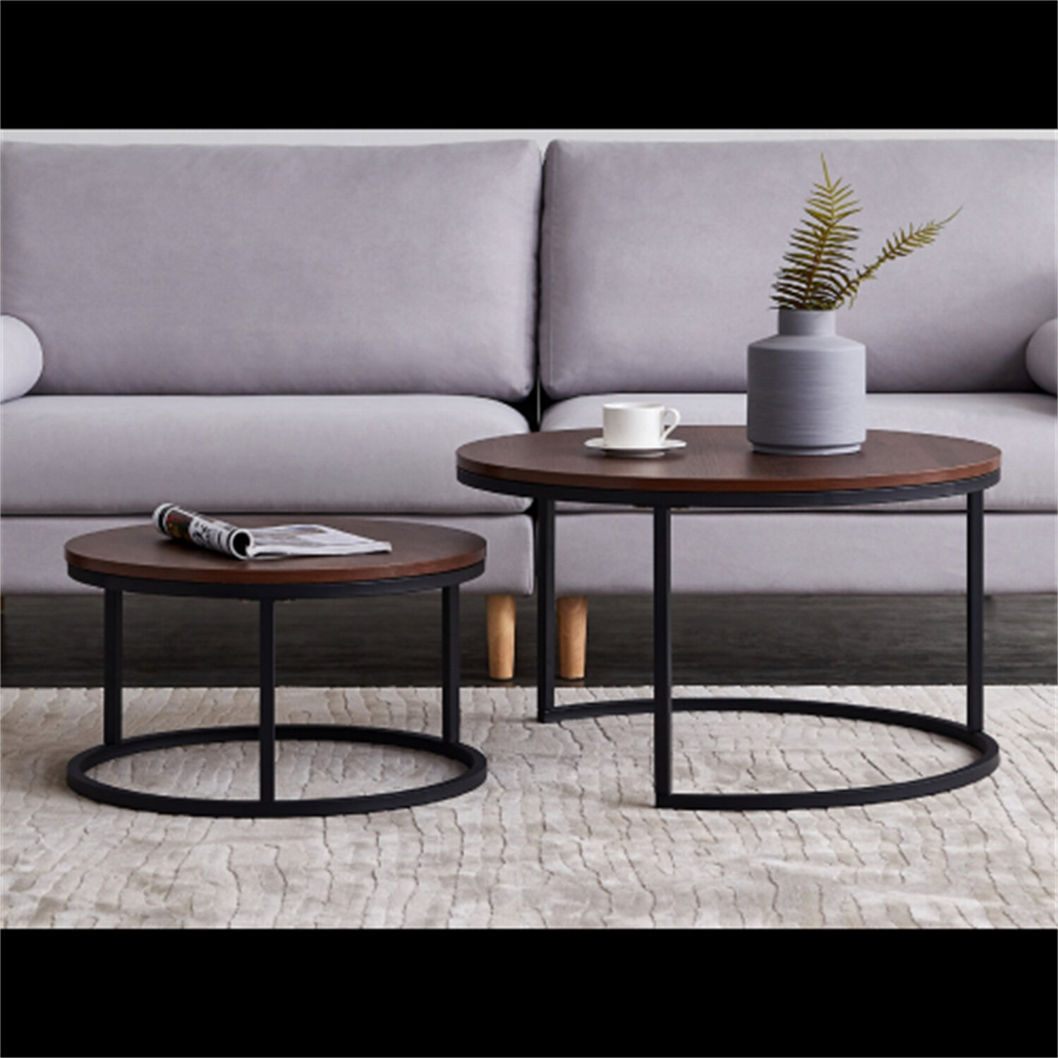 wayfair round coffee table sets