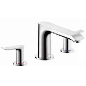 Metris Two Handle Deck Mounted Roman Tub Faucet