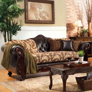 Go to store & view more images Hokku Designs Maximillia Two-Tone Classic Loveseat