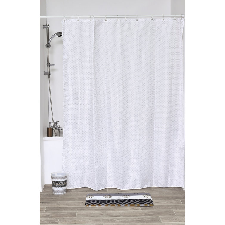 Evideco Solid Color Single Shower Curtain Wayfair Ca