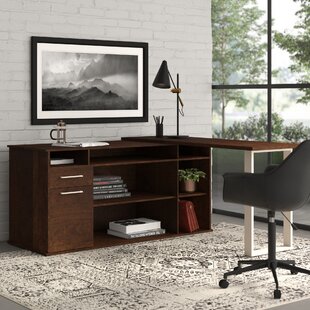 Modern L Shaped Wood Desks Allmodern