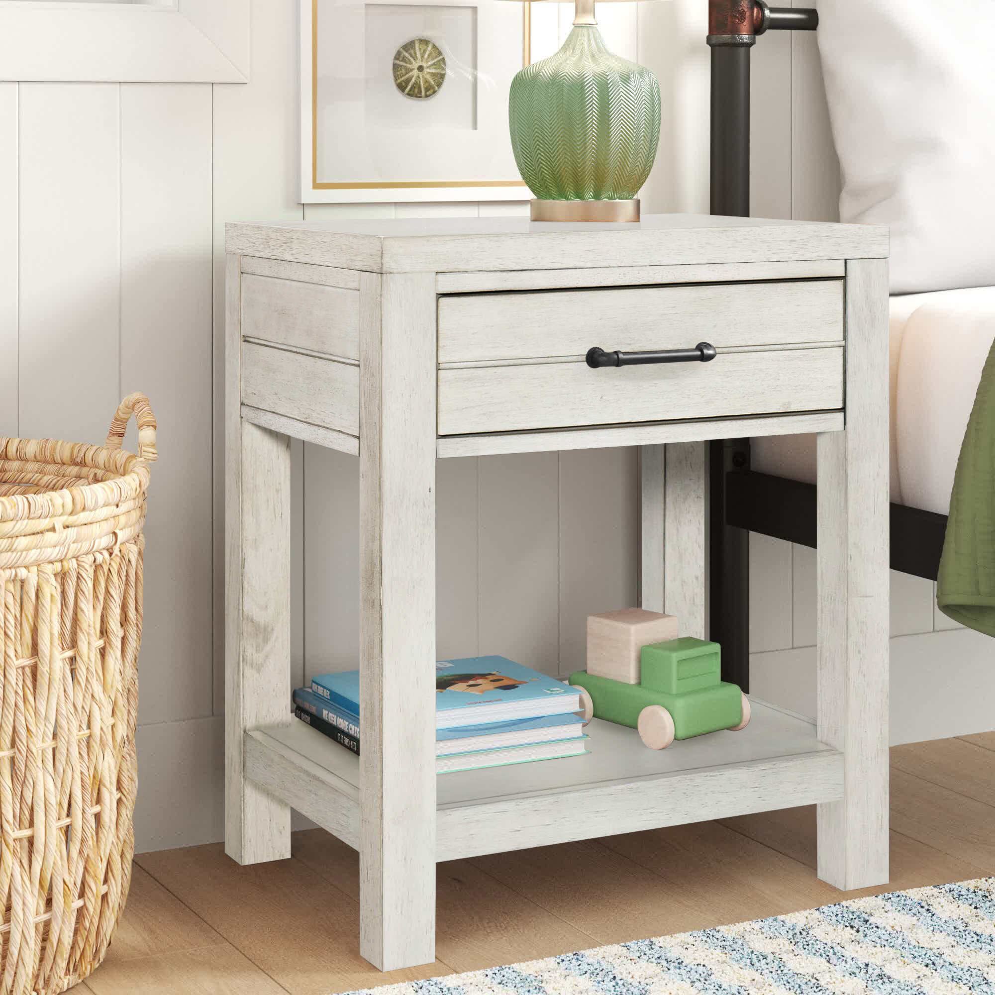 Sand & Stable Baby & Kids Halley Solid Wood Nightstand & Reviews | Wayfair