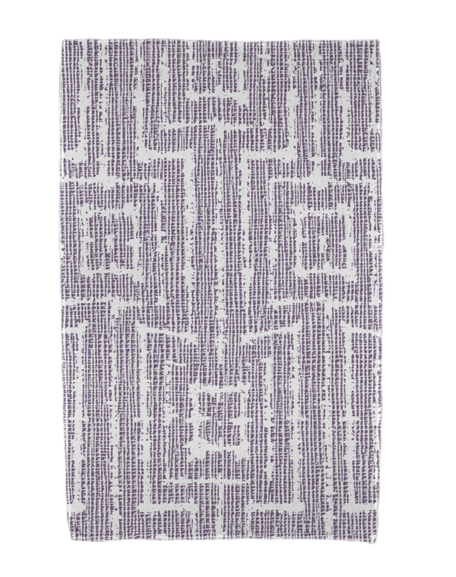 purple beach towel