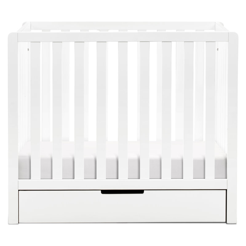 mini crib with storage